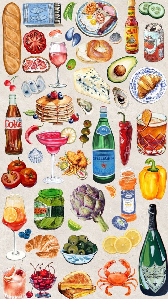 Summer Menu Digital Design for Planners & Creative Assets — 📍 📍 dream life manifestation