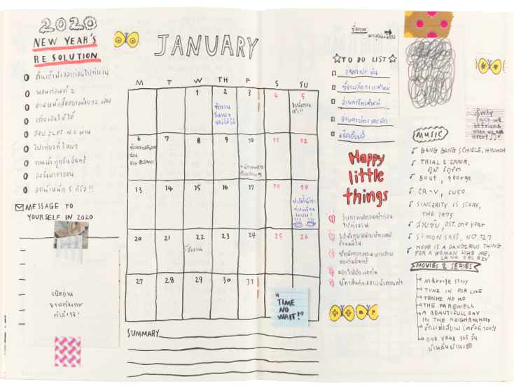 🌈 🖌️ Thanaporn Sirichokyong | MT-Journal 938 61 | romanticize your routine