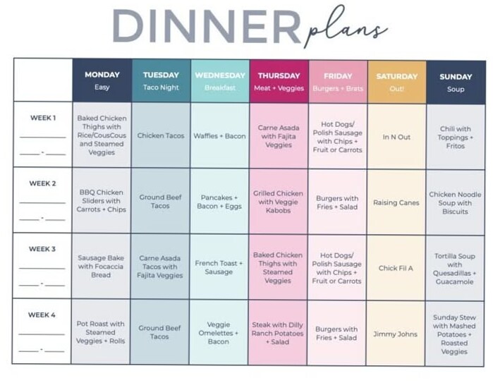 📌 📅 Theme Days for Effortless Weekly Meal Planning! | stay inspired all year long
