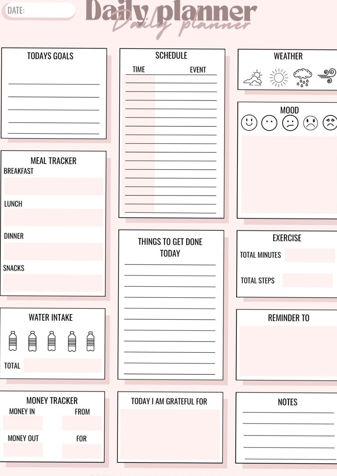 Transform Your Life with Our Digital Daily Planner – Perfect for Students & Professionals — 📊 📝 dream life manifestation