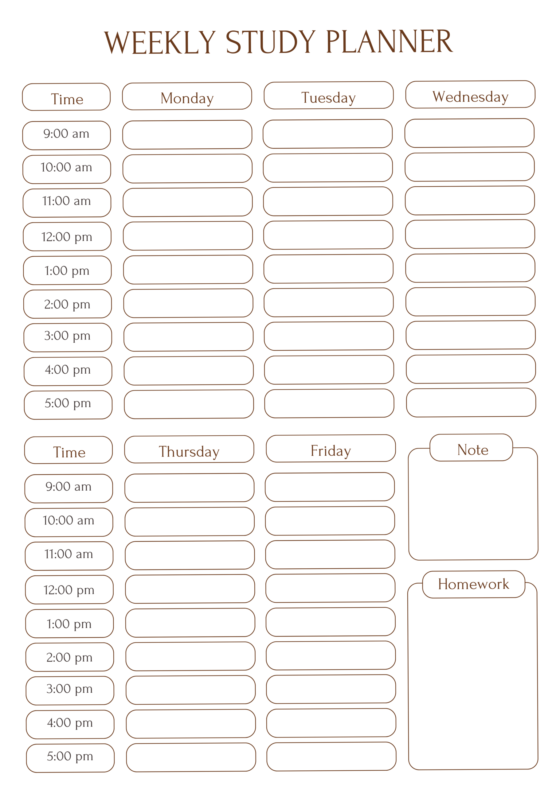 💌 👰 Ultimate 4 Week Finals Study Planner Printable | Aesthetic Study Tools | dream life manifestation