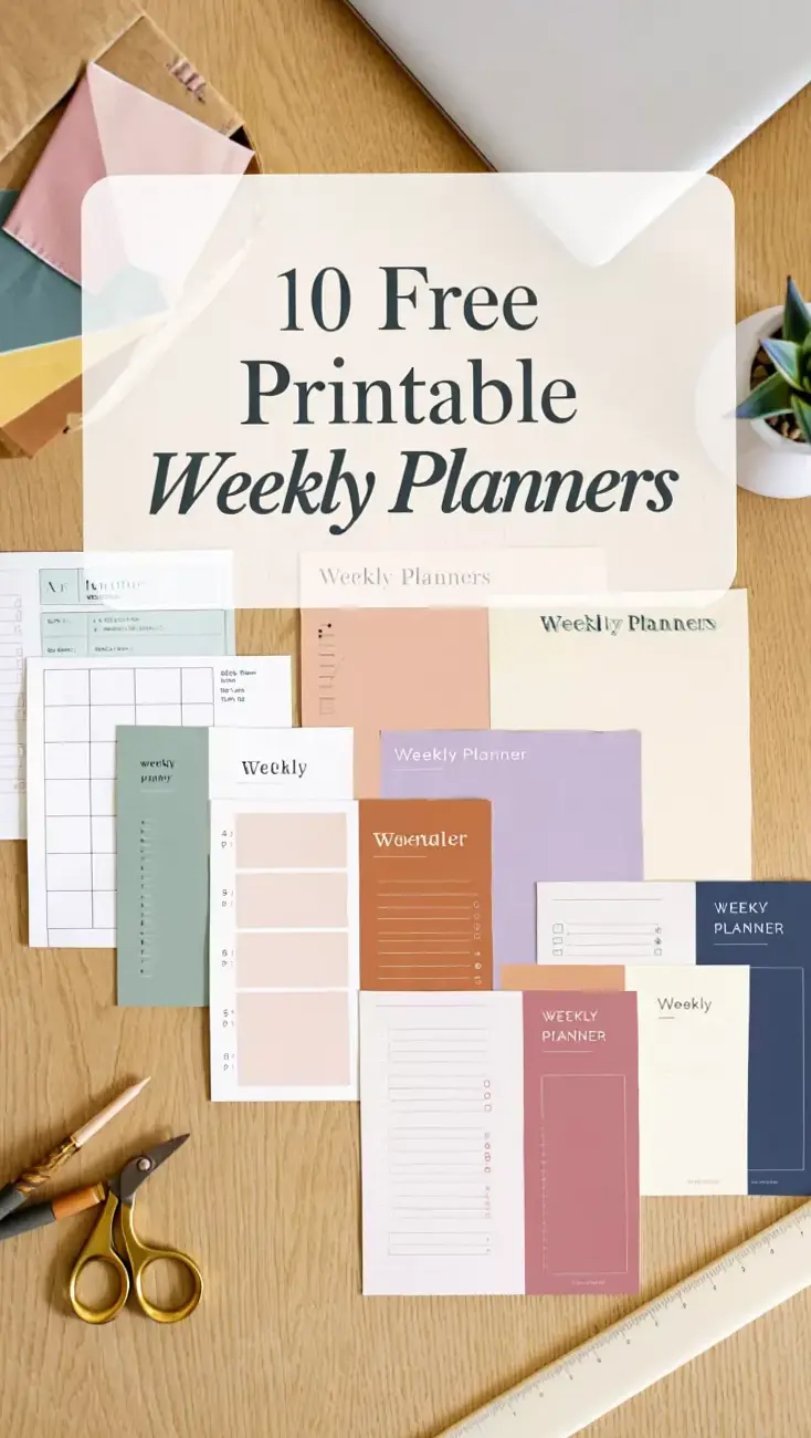 ✨ 🤍 Ultimate Free Weekly Planner Printables Collection | stay inspired all year long