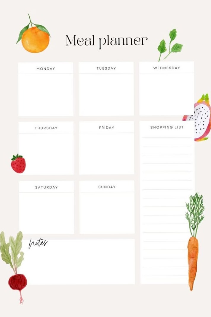 Ultimate Meal Planner for Effortless Prep & Creative Design — 💌 👰 secret to staying productive