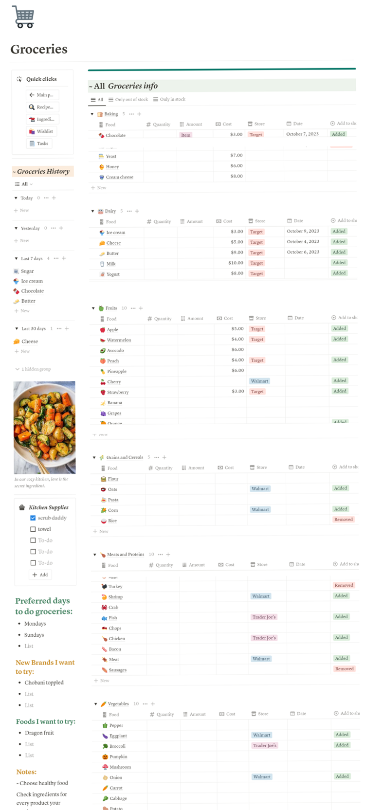 Ultimate Meal Planner | Notion Dashboard — Stella’s Ko-fi Shop — 🕯️ 🕯️ game-changing digital system