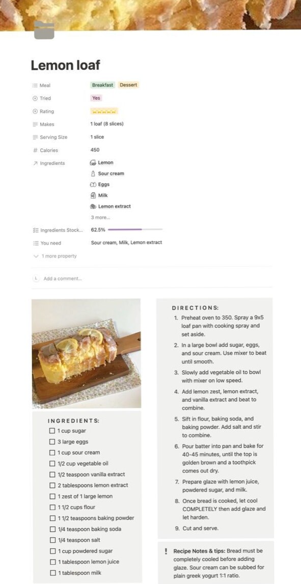 🤍 🌿 Ultimate Smart Recipe Log & Meal Planner Template | 2026 efficiency hack