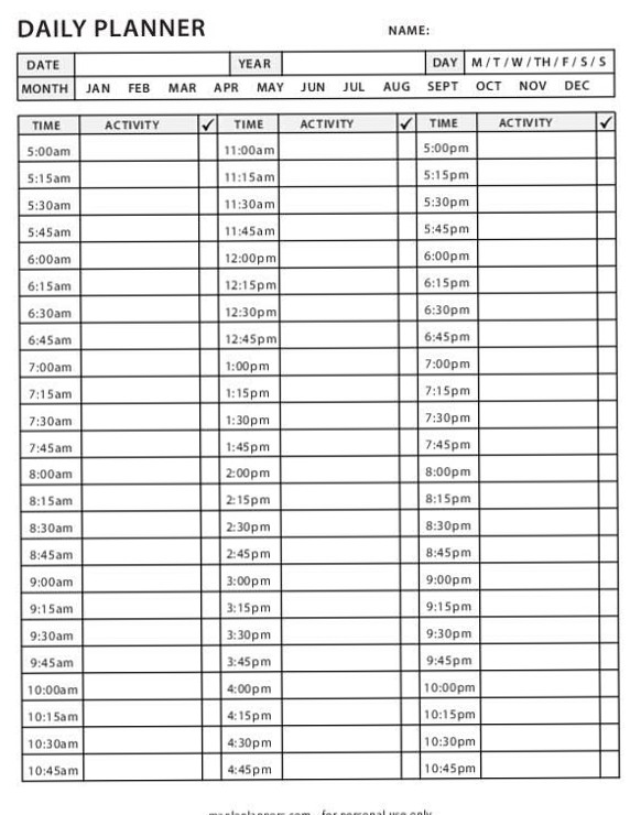 Undated Daily Planner – Stay Organized & Productive — 🕯️ ✨ secret to staying productive
