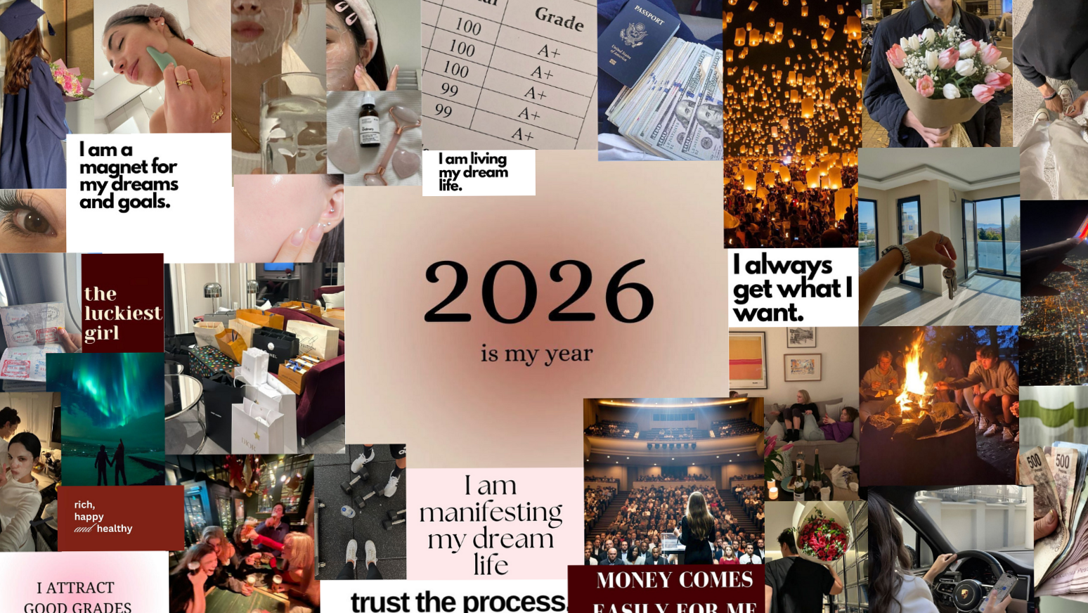 Vision Board 2026: Digital Dreams & Creative Goals — 💍 💌 dream life manifestation