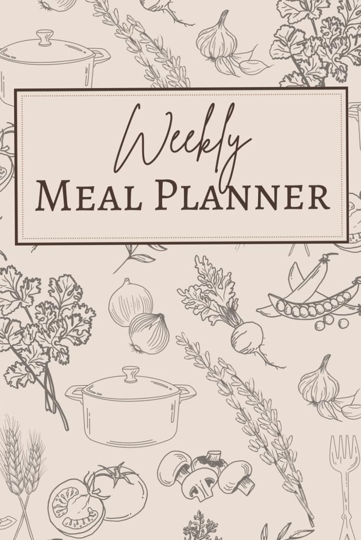 Weekly Meal Plan Notebook: Family Menu & Grocery List (6-Month) — 🖌️ 🪄 romanticize your routine