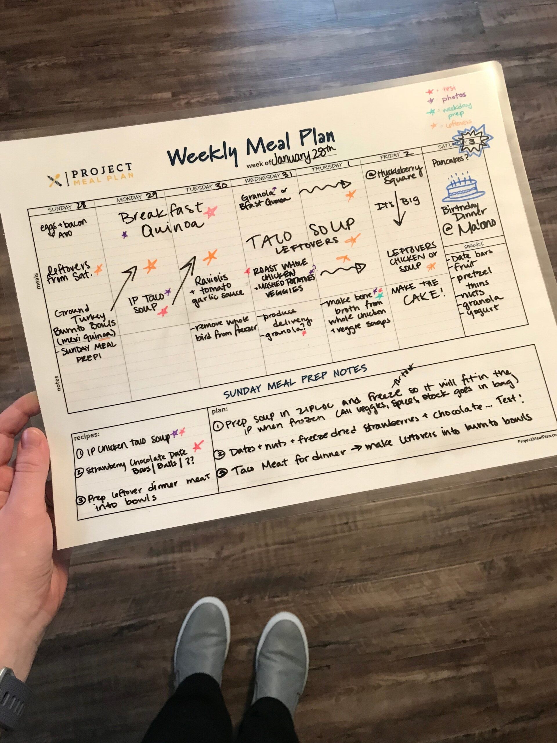 📊 📅 Weekly Meal Plan Printable for Creative Planners | romanticize your routine