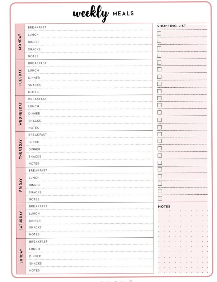 🪄 💎 Weekly Meal Planning for Creative Planners | stay inspired all year long