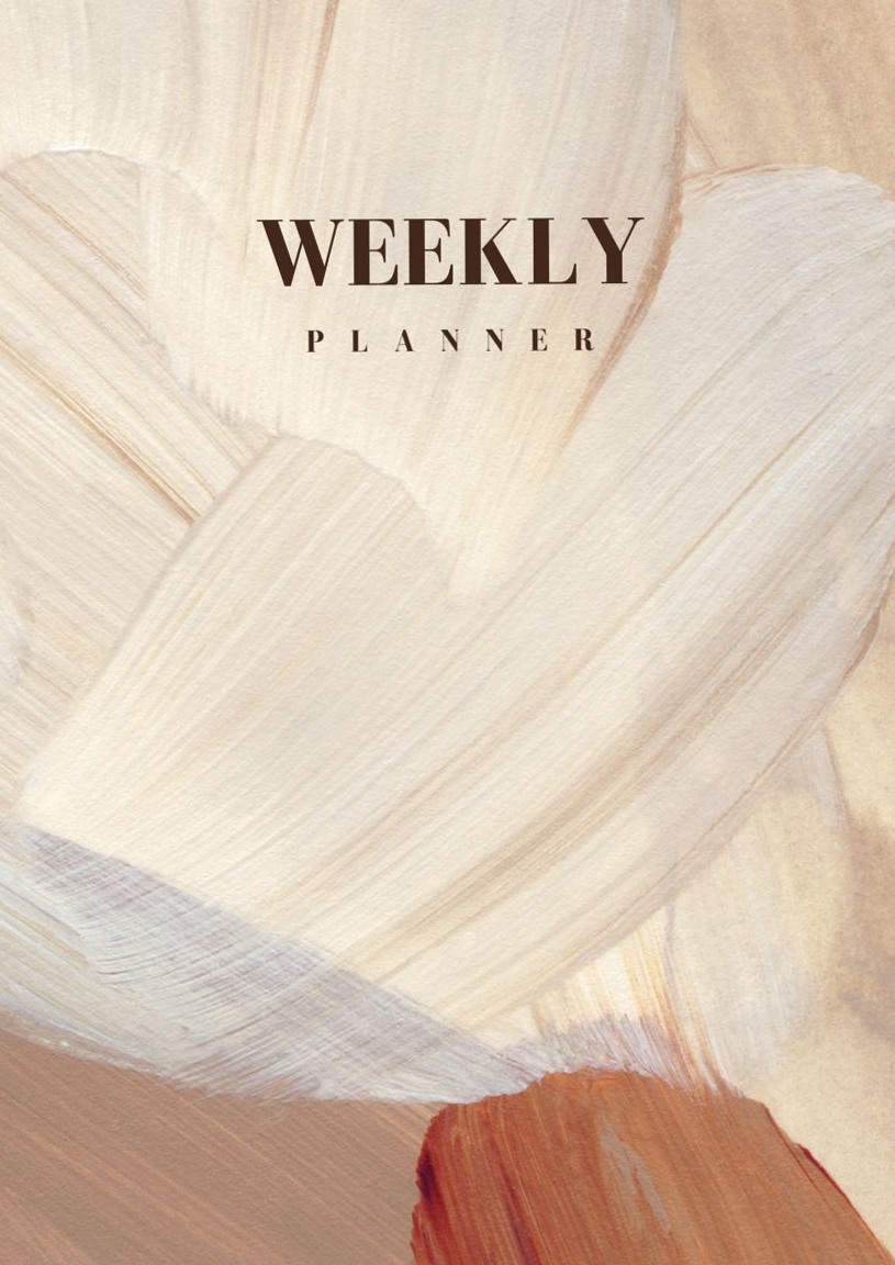 🤍 🕯️ Weekly Planner Digital Download | Creative Design Asset | stay inspired all year long