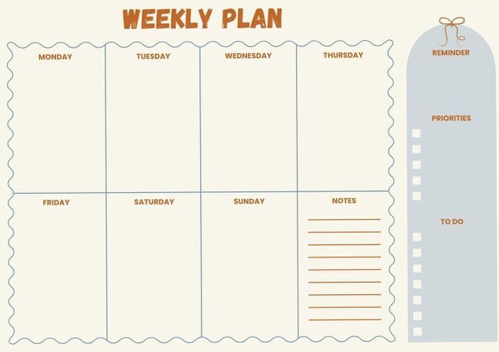 🕯️ 🌿 Weekly Planner for Digital Design & Creative Productivity | secret to staying productive