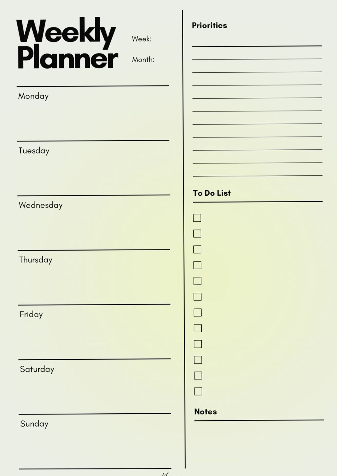 🥂 🥂 Weekly Planner for Digital Design & Creative Productivity | secret to staying productive