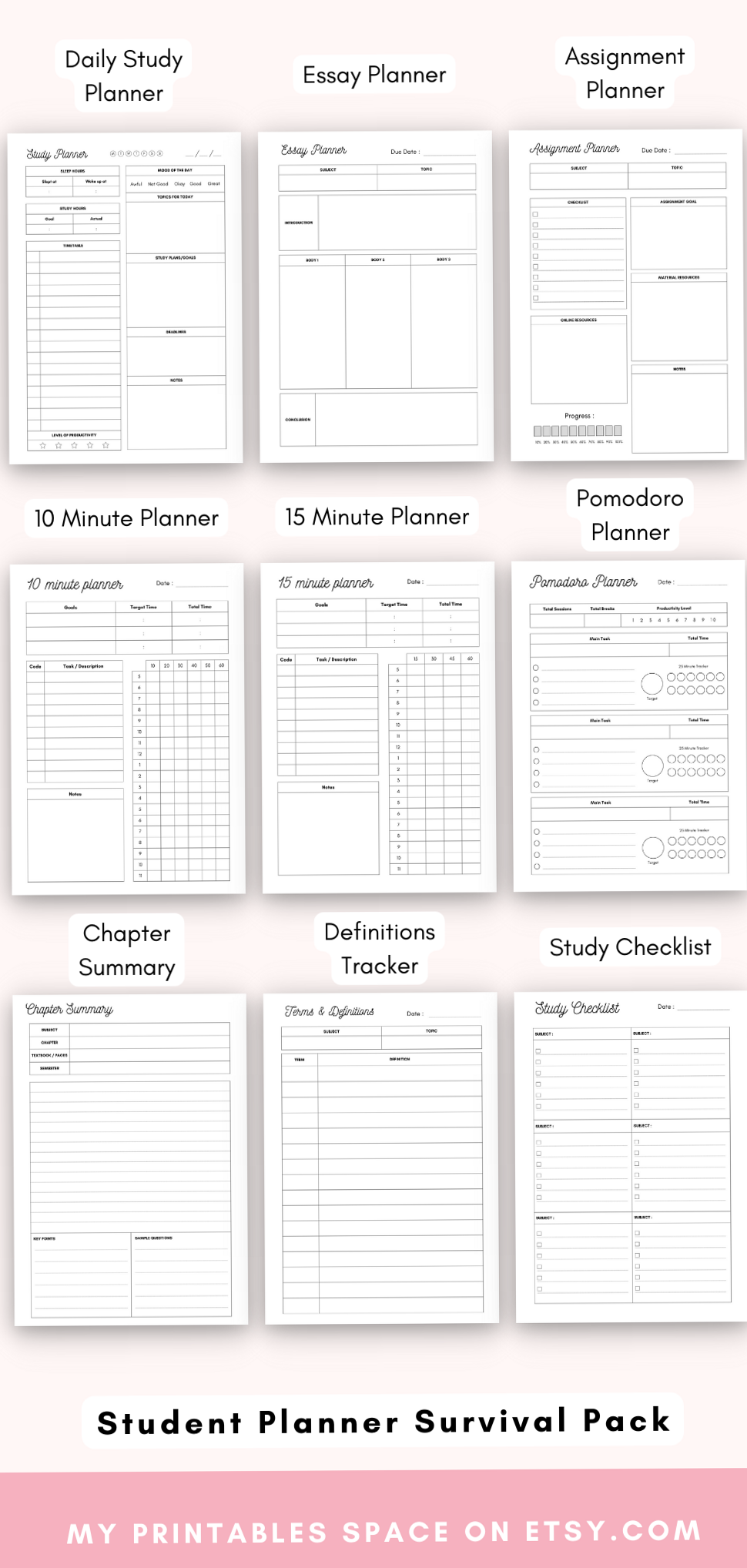 🕯️ ✨ Weekly Planner Organization for Student Success | dream life manifestation