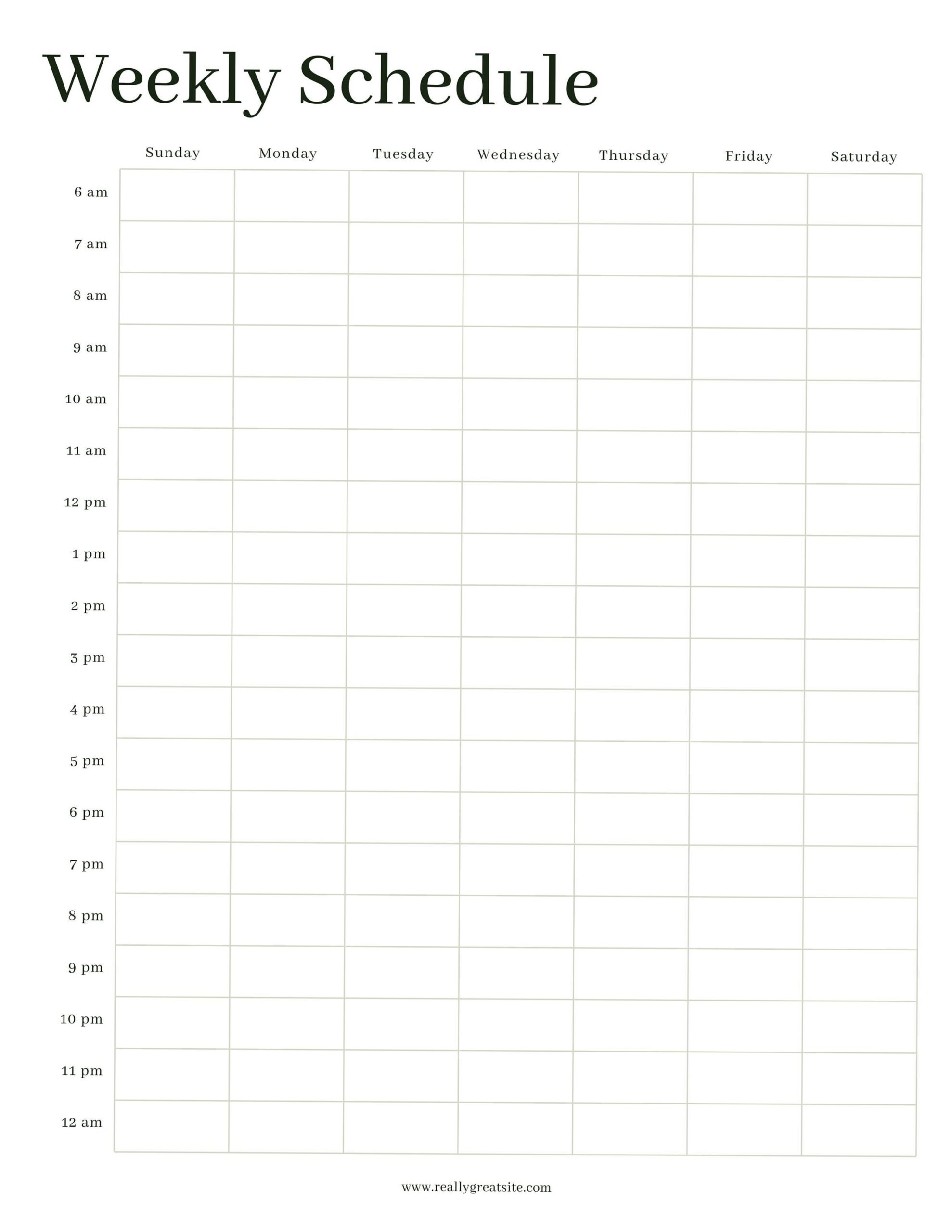 Weekly Planner Printable | Creative Weekly Schedule Design — 🕯️ 🕯️ stay inspired all year long