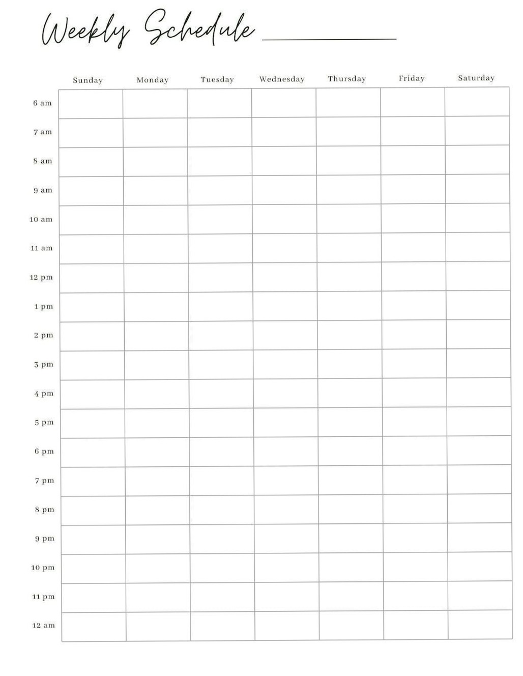 Weekly Planner Printable | Etsy | Organize Your Week — 🌈 💎 secret to staying productive