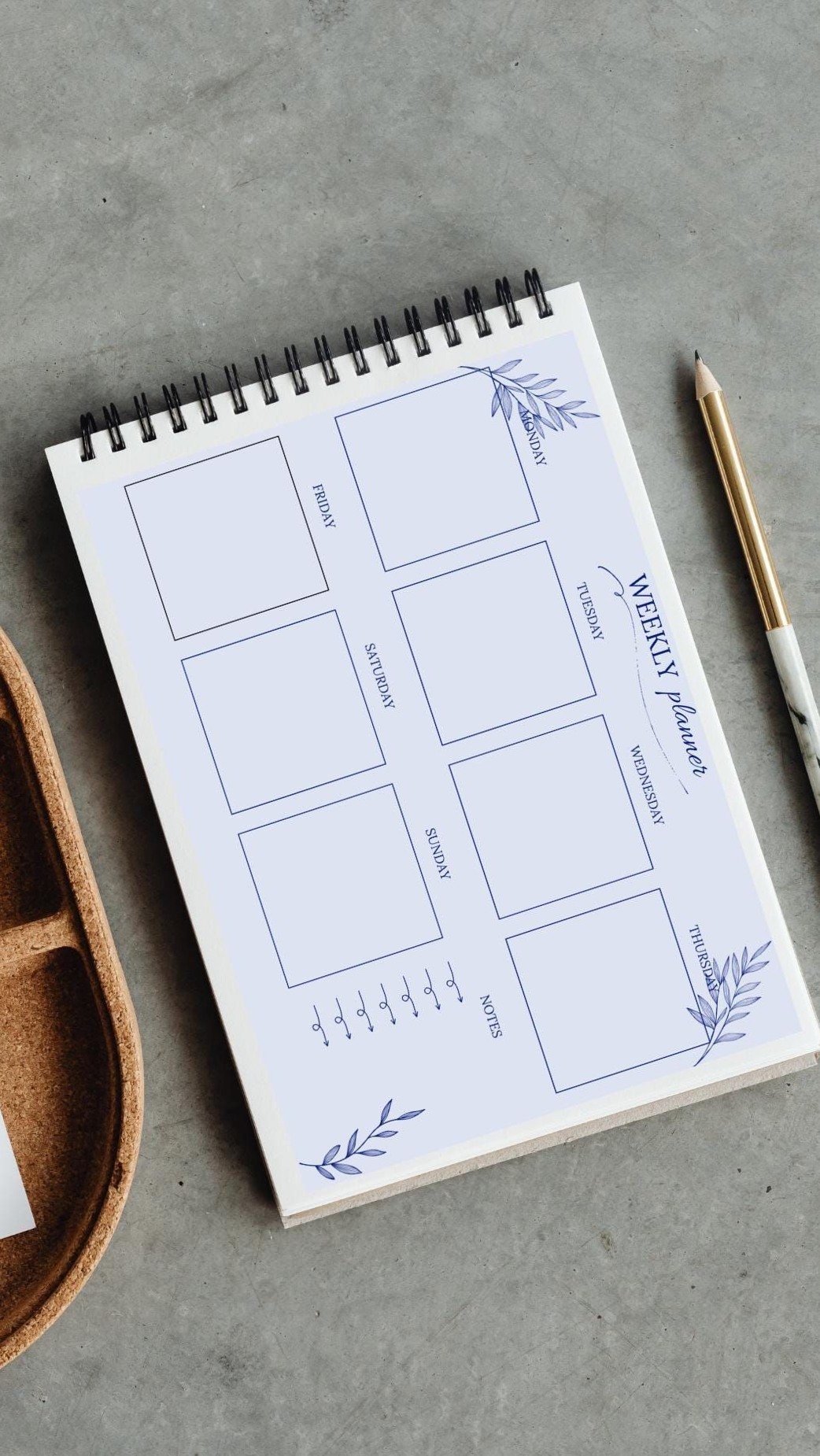 ☁️ 🎀 Weekly Planner Template | A4 Instant Download for Productivity 1146 | romanticize your routine