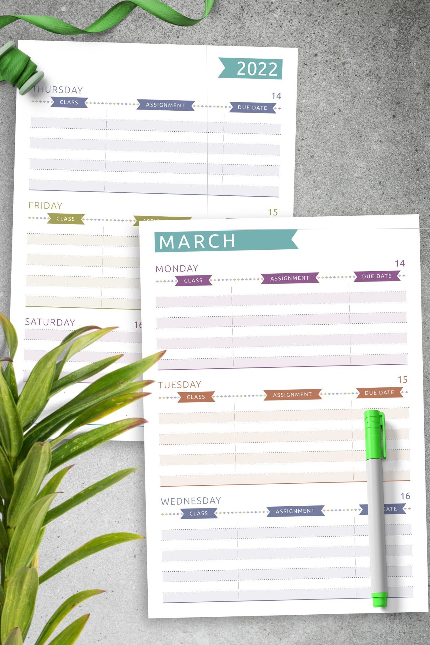 🌿 🎀 Weekly Planner Templates & Creative Notebook Ideas | dream life manifestation