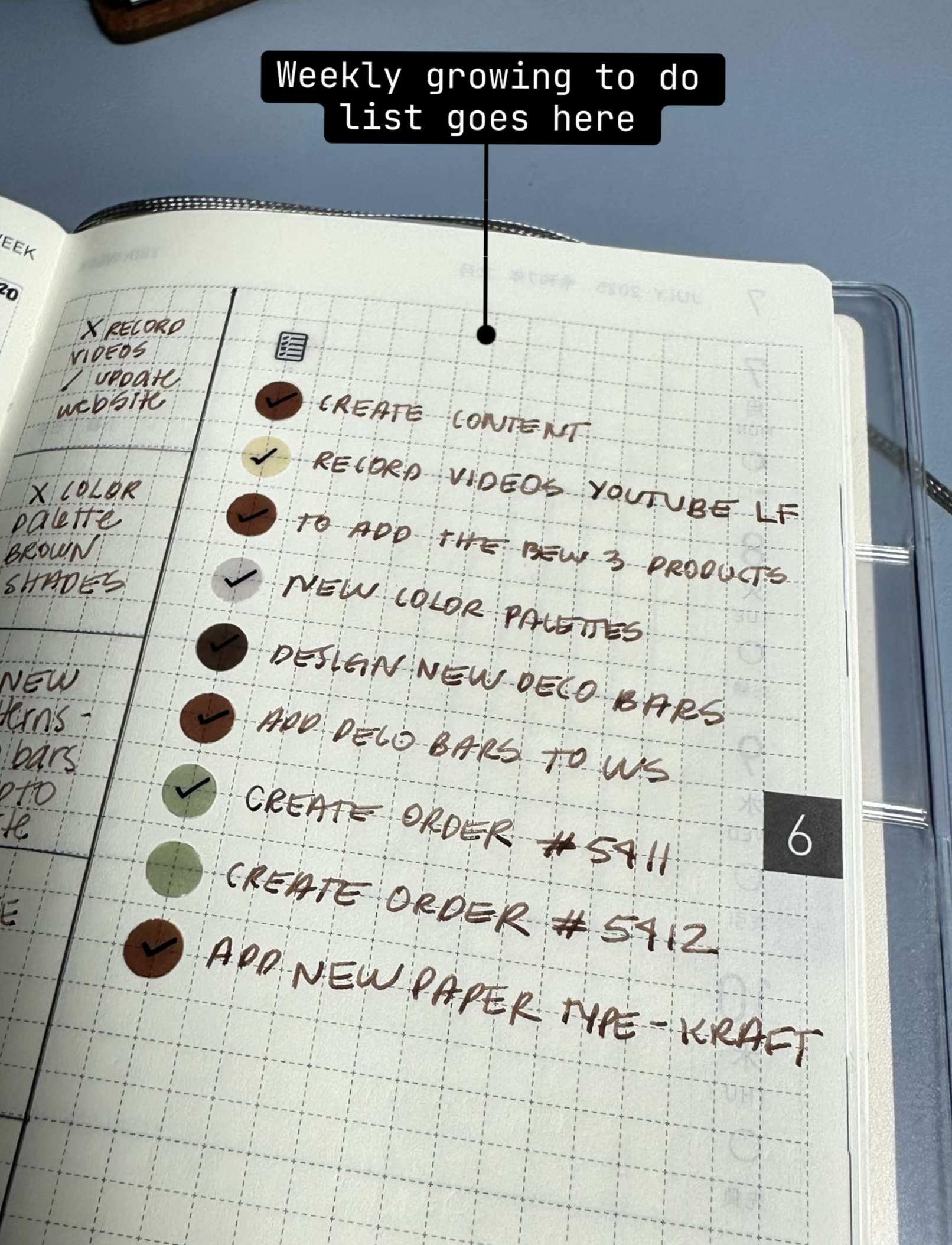 Weekly Planning System for Creative Entrepreneurs — 🎀 🎀 only tool for life admin