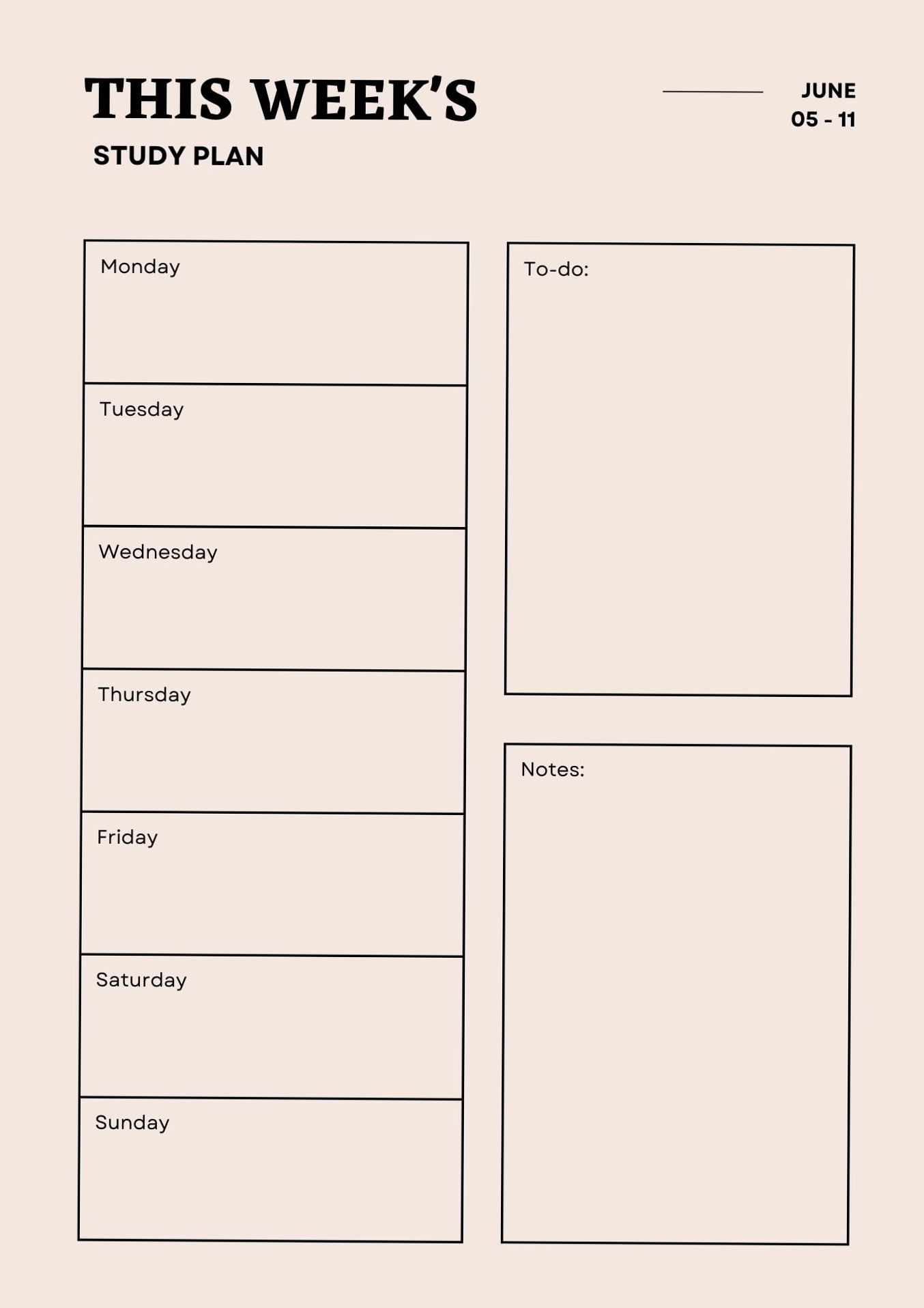 📝 📌 Weekly Study Plan That Works | Organized & Productive | stay inspired all year long