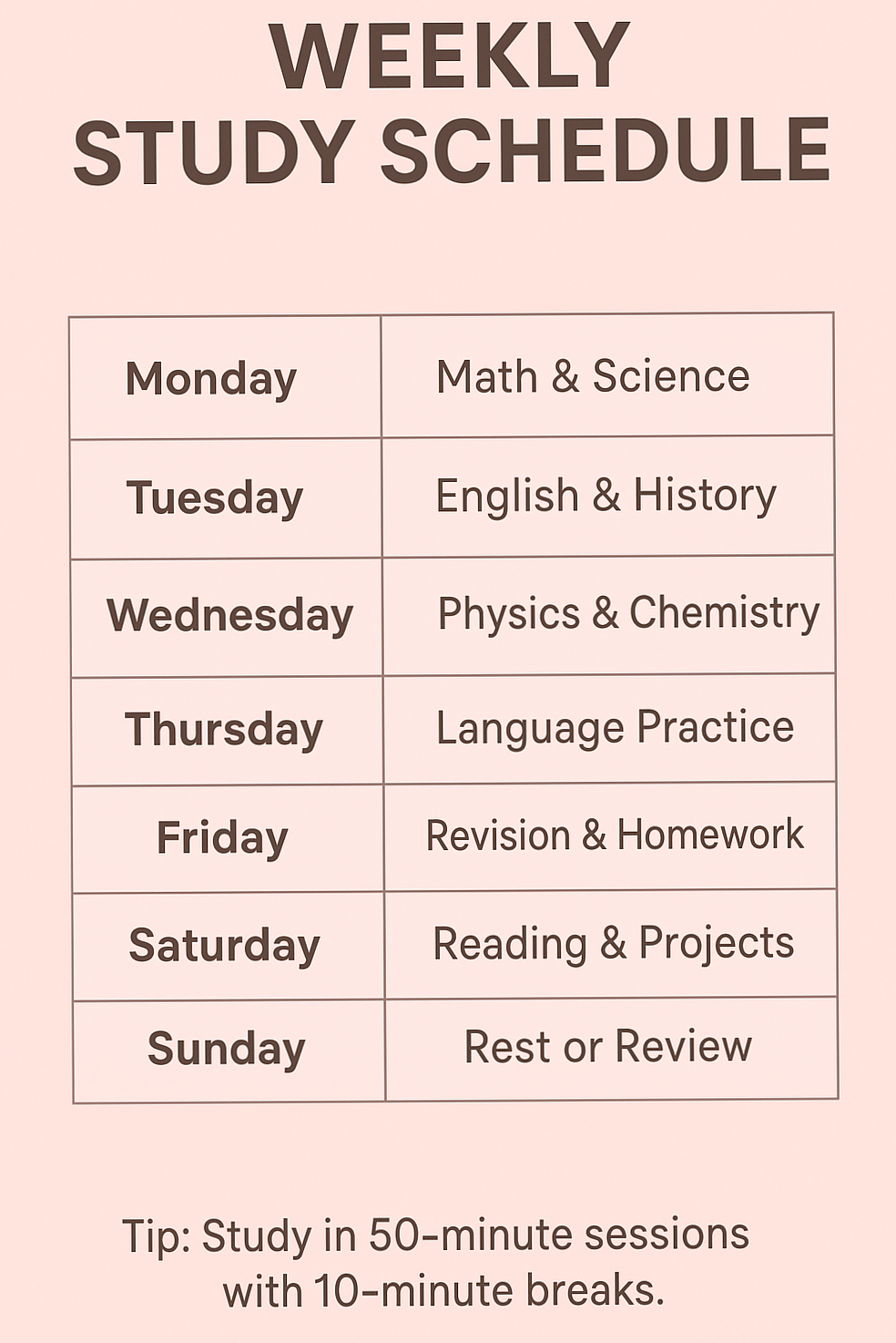 💍 💍 Weekly Study Schedule for Digital Design & Creative Planning | romanticize your routine