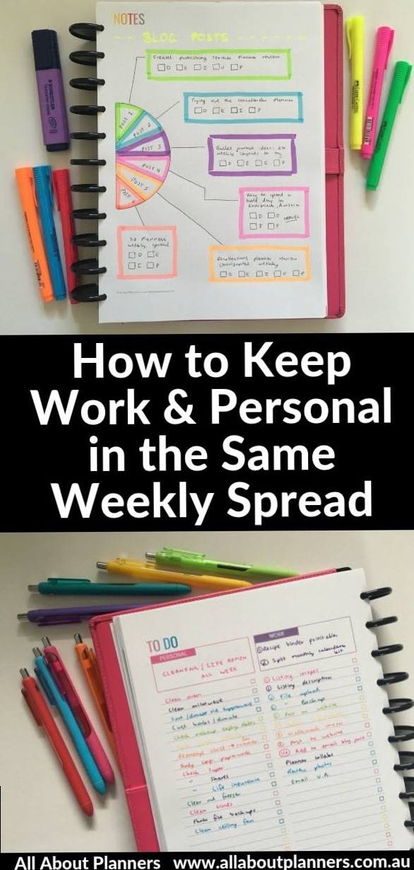 Work-Life Balance & Blog Planning Pie Chart — 💌 🍰 stay inspired all year long