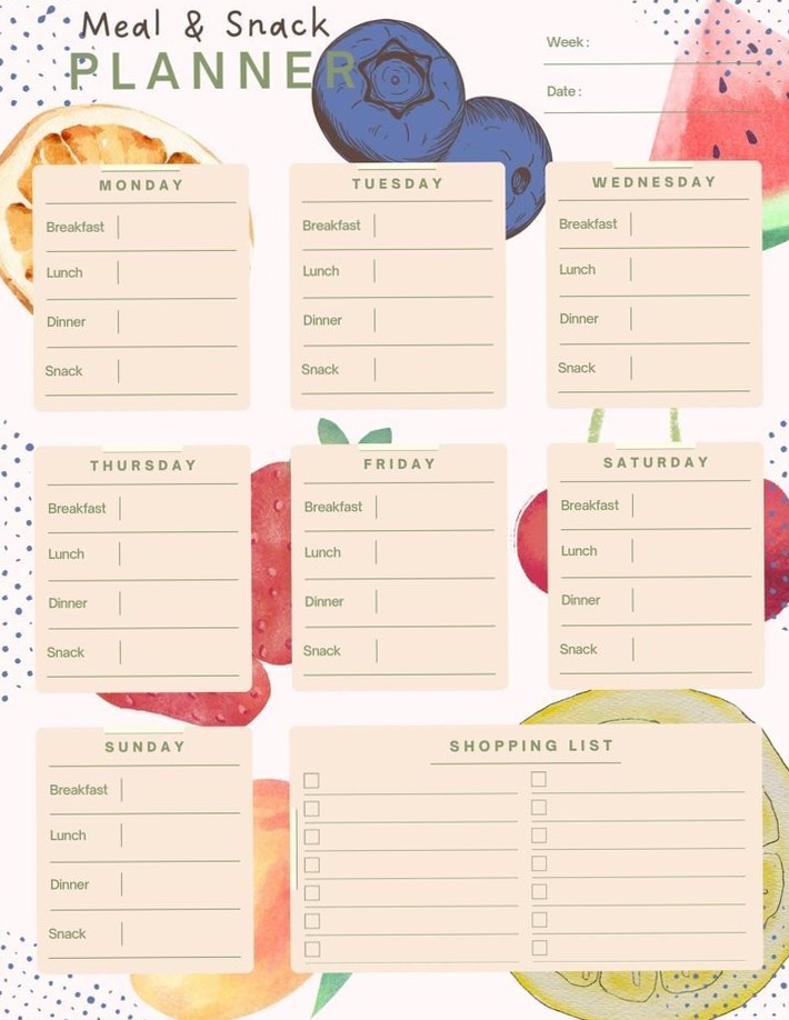 Your Ultimate Weekly Meal Planner for Easy Living — 💌 🥂 romanticize your routine